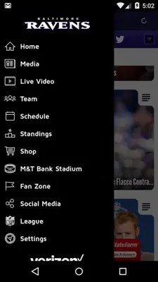 Ravens android App screenshot 3