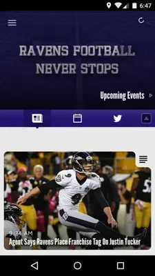 Ravens android App screenshot 5